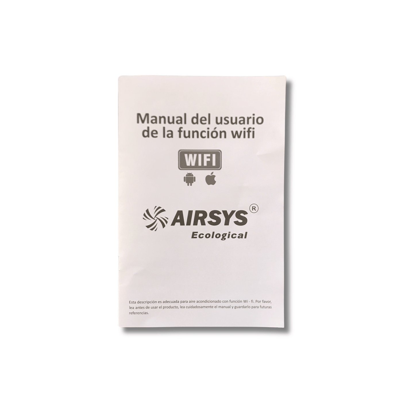 Aire Acondicionado Airsys Split Muro Inverter R32 Wifi 9/12/24 BTU